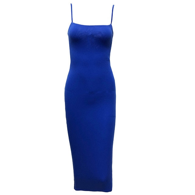 Sleeveless Bodycon Midi Dress