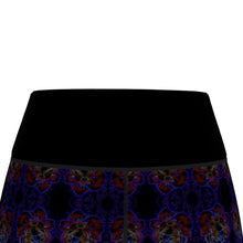 Cargar imagen en el visor de la galería, Estampados florales: Leggings deportivos capri de diseñador con estampado Roses 01 