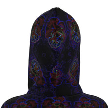 Cargar imagen en el visor de la galería, Estampados florales: Vestido con capucha de diseñador estampado Roses 01 