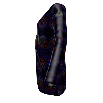 Floral Embosses: Roses 01 Designer Jersey Cardigan