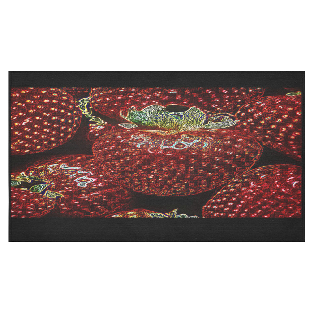 TRP Strawberries 01 Designer Tablecloth 8.6ft (W) x 5ft (H)