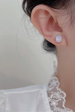 Load image into Gallery viewer, Natural Moonstone 925 Sterling Silver Stud Earrings