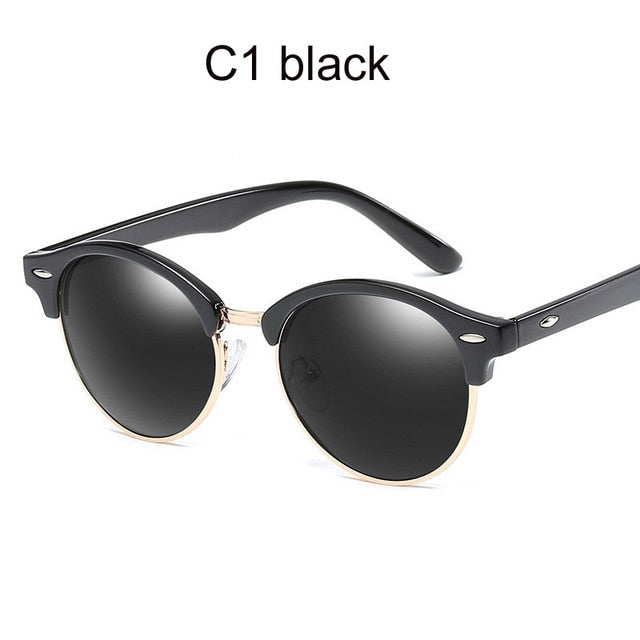 Polarized Round Women Sunglasses