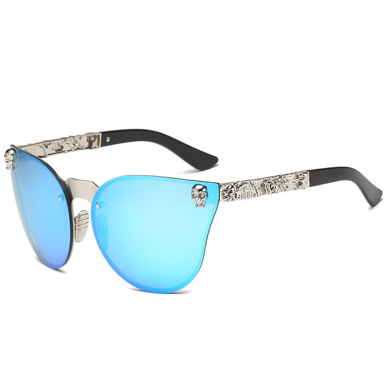 Skull Frame Metal Temple High Quality Sunglasses