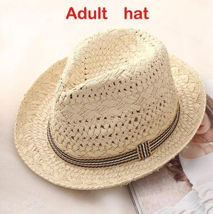 Sombrero de paja de verano para mujer