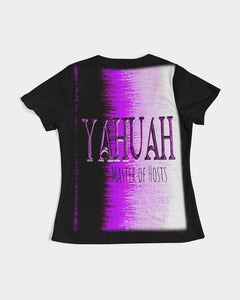 Yahuah-Master of Hosts 01-02 Camiseta de diseñador para damas 