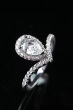 Load image into Gallery viewer, 2 Carat Moissanite Teardrop Ring