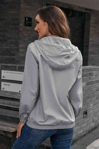 Solid Color Snap Button Windbreaker (5 colors)