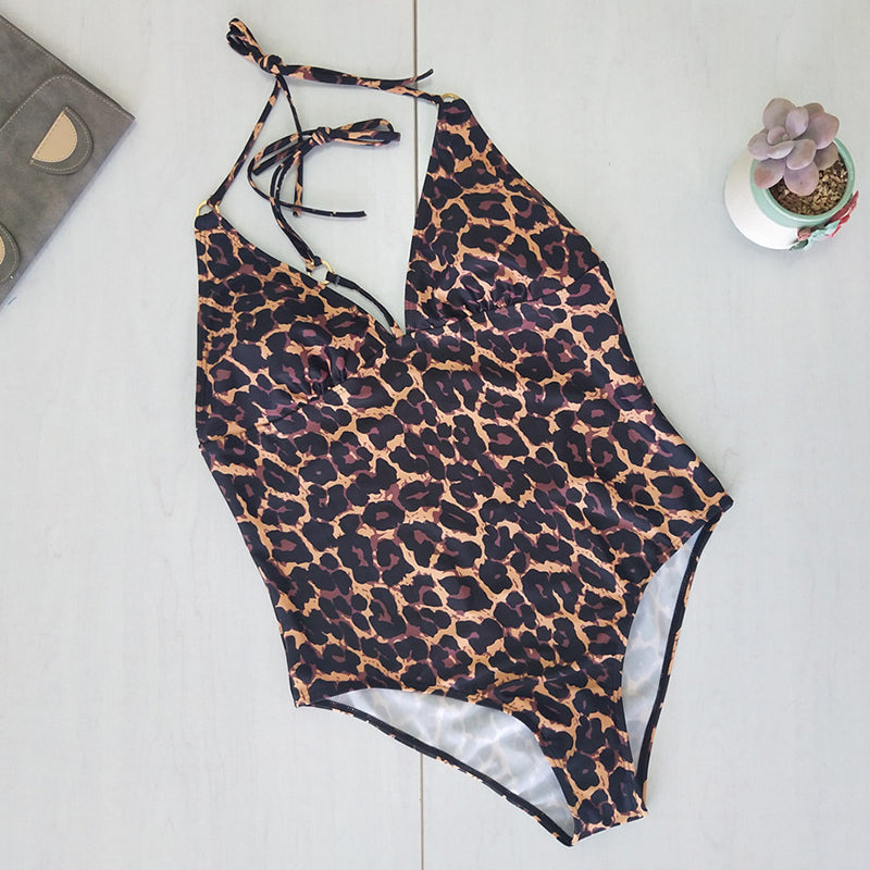 Halter Vintage Push up Swimsuit