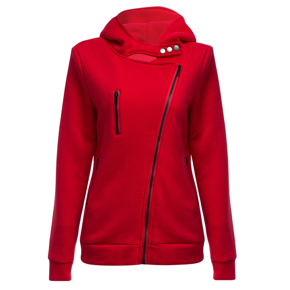 Full Zip Snap Button Hoodie (6 colors)