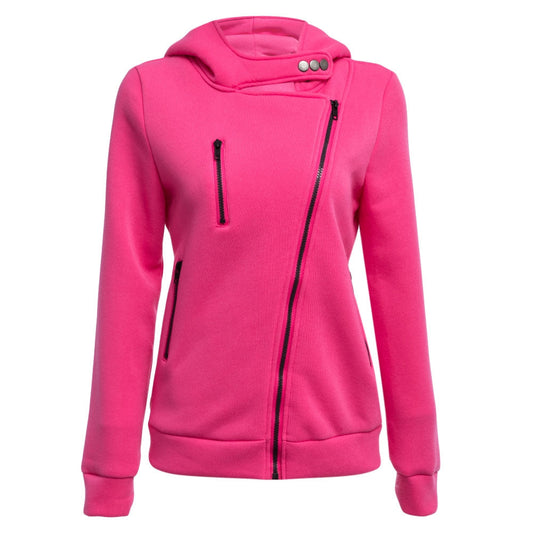 Full Zip Snap Button Hoodie (6 colors)