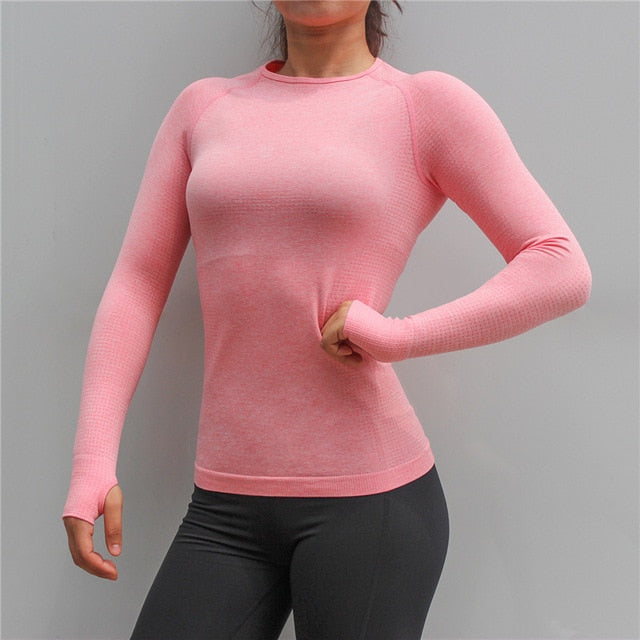 High Stretch Seamless Long Sleeve Sport Top