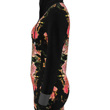 Load image into Gallery viewer, Floral Embosses: Roses 06-01 Designer Hoodie Dress