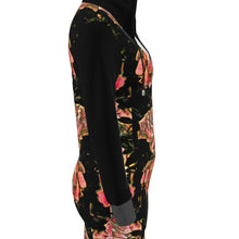 Cargar imagen en el visor de la galería, Estampados florales: Roses 06-01 Vestido con capucha de diseñador 