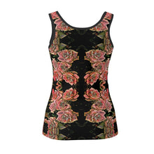 Load image into Gallery viewer, Floral Embosses: Roses 06-01 Ladies Designer Scoop Neck Tank Top