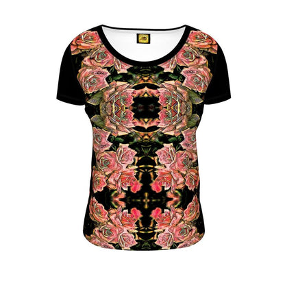 Floral Embosses (06-01): Adom - The Physical Mirror | Scoop Neck Tee
