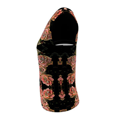 Floral Embosses (06-01): Adom - The Physical Mirror | Scoop Neck Tee