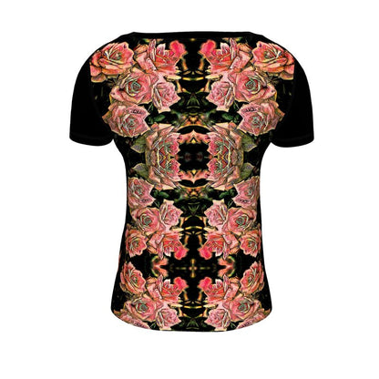 Floral Embosses (06-01): Adom - The Physical Mirror | Scoop Neck Tee
