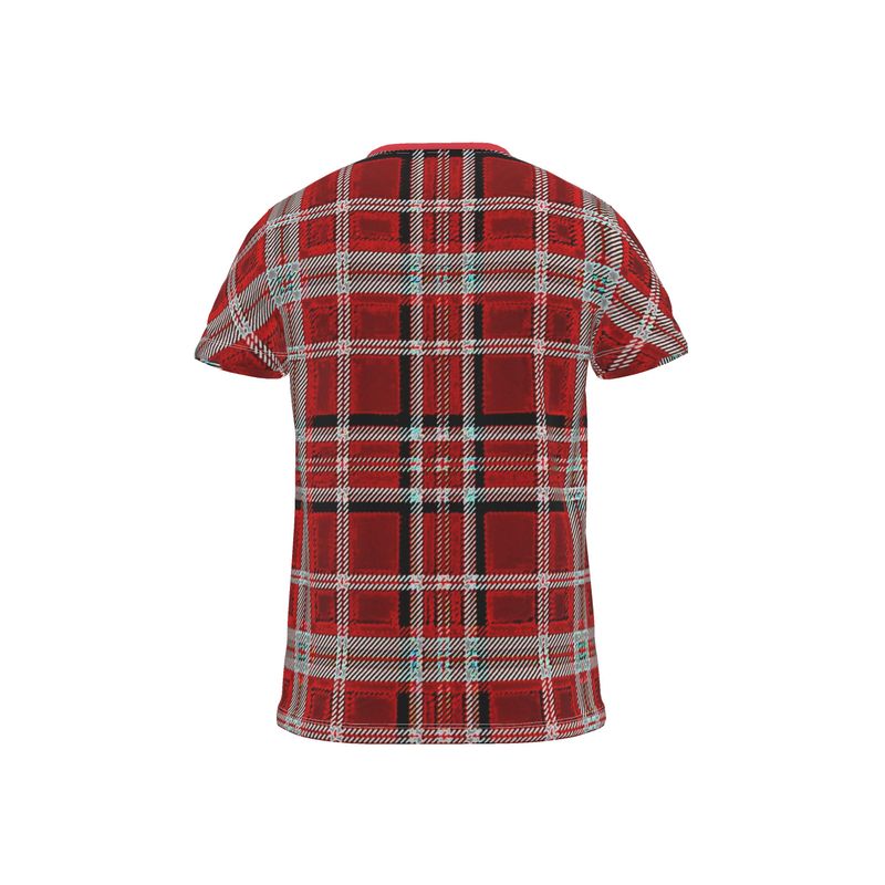 TRP Twisted Patterns 06: Digital Plaid 01-05A Designer Unisex T-shirt