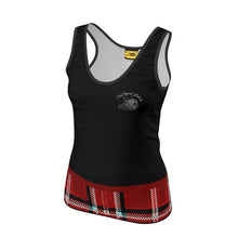 Load image into Gallery viewer, TRP Twisted Patterns 06: Digital Plaid 01-05A Ladies Designer Scoop Neck Tank Top