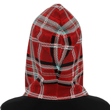 Cargar imagen en el visor de la galería, TRP Twisted Patterns 06: Vestido con capucha de diseñador a cuadros digitales 01-05A 