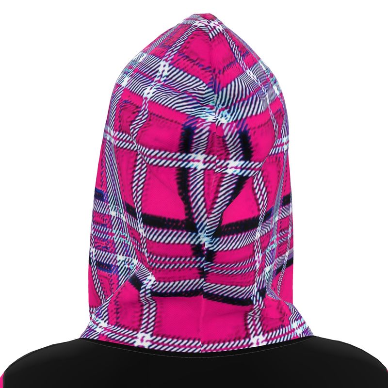 TRP Twisted Patterns 06: Digital Plaid 01-04A Designer Hoodie Dress