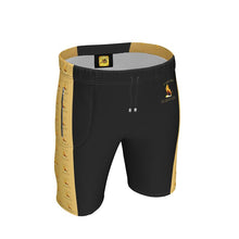 Cargar imagen en el visor de la galería, Yahusha-The Lion of Judah 01 Pantalones cortos deportivos de diseñador para hombre (hasta la rodilla) 