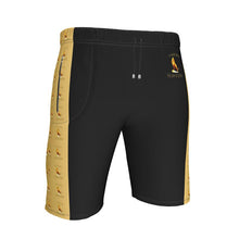 Cargar imagen en el visor de la galería, Yahusha-The Lion of Judah 01 Pantalones cortos deportivos de diseñador para hombre (hasta la rodilla) 