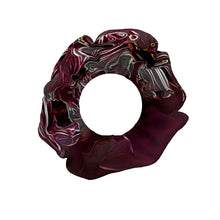 Load image into Gallery viewer, Floral Embosses: Pictorial Cherry Blossoms 01-04 Designer Scrunchie 3 Pack