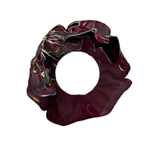 Load image into Gallery viewer, Floral Embosses: Pictorial Cherry Blossoms 01-04 Designer Scrunchie 3 Pack