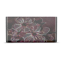Load image into Gallery viewer, Floral Embosses: Pictorial Cherry Blossoms 01-04 Designer Travel Wallet