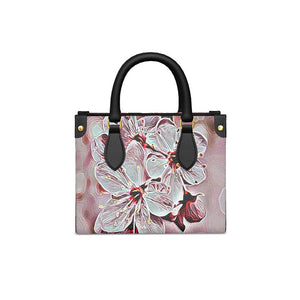 Repujados florales: Flores de cerezo pictóricas 01-03 Mini bolso shopper Bonchurch de diseñador 