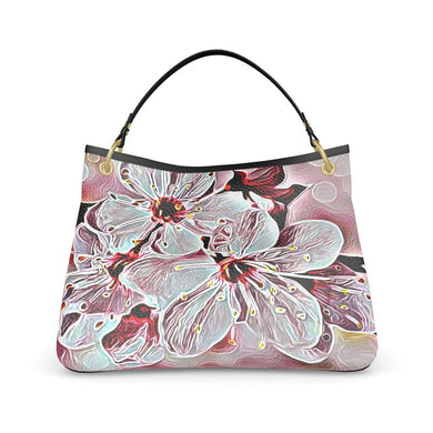 Relieve floral: flores de cerezo pictóricas 01-03 Bolso holgado Talbot del diseñador 