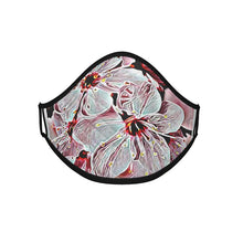Cargar imagen en el visor de la galería, Relieve floral: Flores de cerezo pictóricas 01-03 Mascarilla de diseñador 