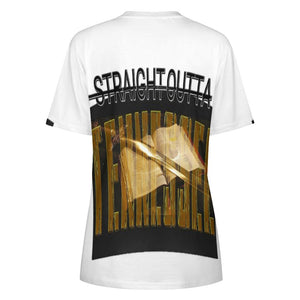 Straight Outta Tennessee 01 - Camiseta de algodón para mujer 