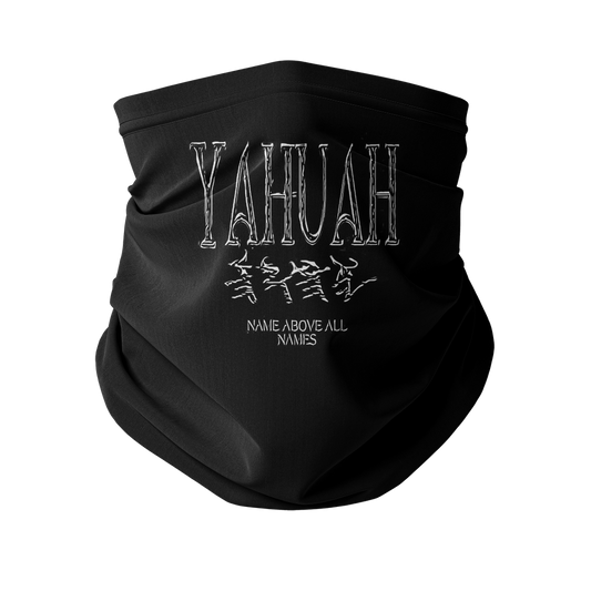 Yahuah-Name Above All Names 01-01 Designer Sublimation Neck Gaiter