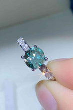 Load image into Gallery viewer, Future Style 1 Carat Moissanite Side Stone Ring