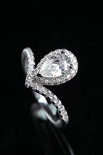 Load image into Gallery viewer, 2 Carat Moissanite Teardrop Ring