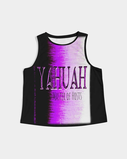 Yahuah-Master of Hosts 01-02 Designer Sleeveless Crop Top