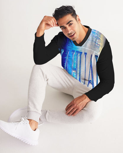 Yahuah: Master of Hosts (01-01) | Men's Long Sleeve Jersey Tee
