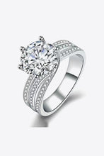 Load image into Gallery viewer, 3 Carat Moissanite Three Layer Ring