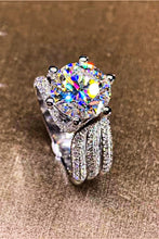 Load image into Gallery viewer, 3 Carat Moissanite Three Layer Ring