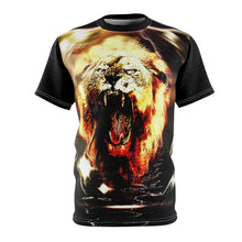 Cargar imagen en el visor de la galería, Modelos de grandes felinos: Mad Lions 02-01 Camiseta de diseñador unisex