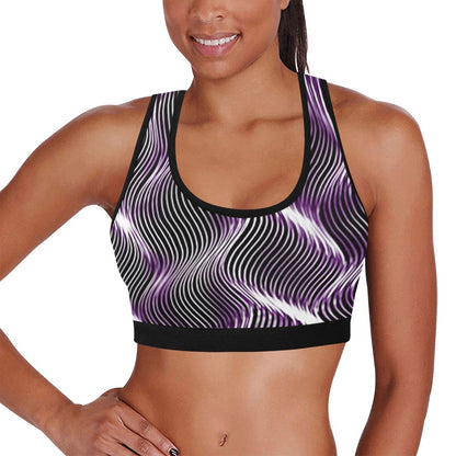 Orot (The Lights) Series: OR ARGAMAN | Royal Light (Purple) Sports Bra