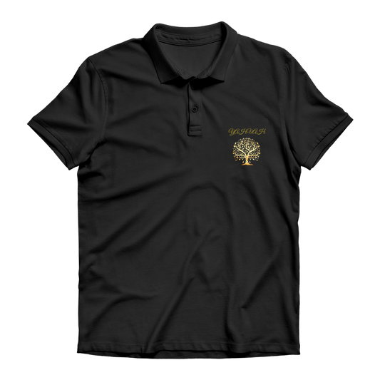 Yahuah-Tree of Life 01 Designer Premium Adult Polo Shirt (5 Colors)