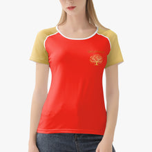 Cargar imagen en el visor de la galería, Yahuah-Tree of Life 01 Camiseta de cuello redondo de diseñador para mujer elegida 