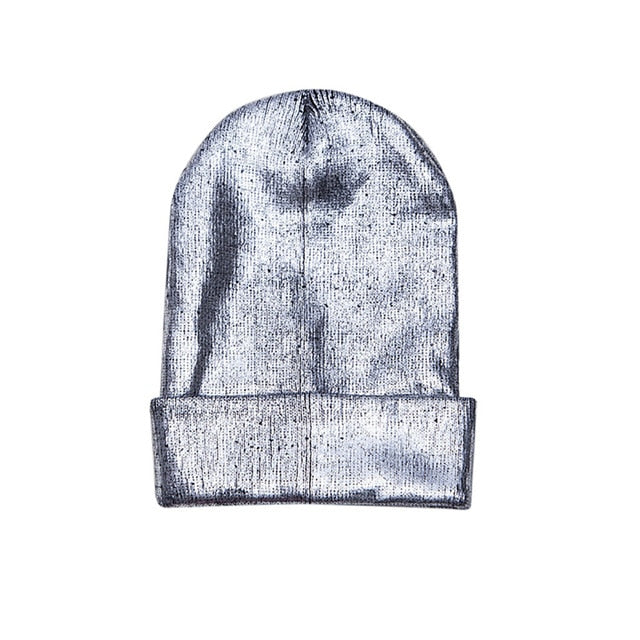 Knitted Wool Hemming Beanie