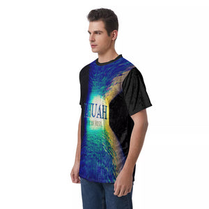 Yahuah-Master of Hosts 02-01 Camiseta de terciopelo de diseñador para hombre 