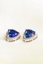 Load image into Gallery viewer, Heart Shaped 4 Carat Moissanite Stud Earrings