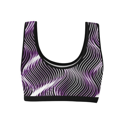 Orot (The Lights) Series: OR ARGAMAN | Royal Light (Purple) Sports Bra